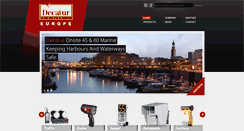 Desktop Screenshot of decatureurope.com